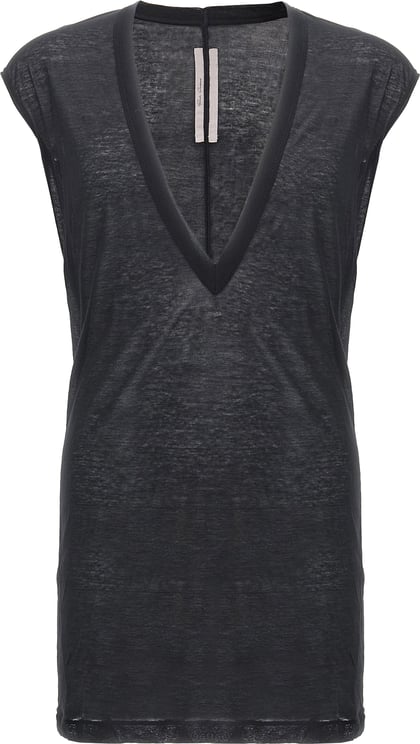 Rick Owens Rick Owens Black Cotton T-Shirt