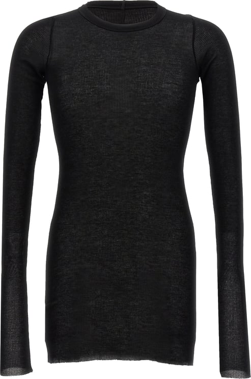 Rick Owens Rick Owens Black Viscose T-Shirt