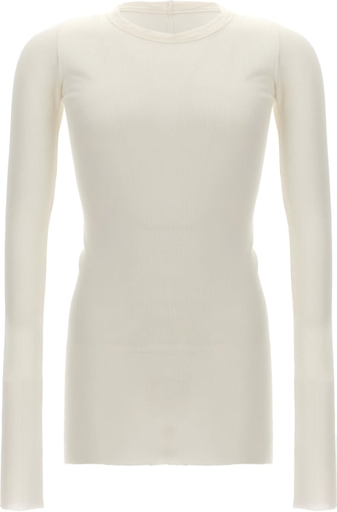 Rick Owens Rick Owens White Viscose T-Shirt