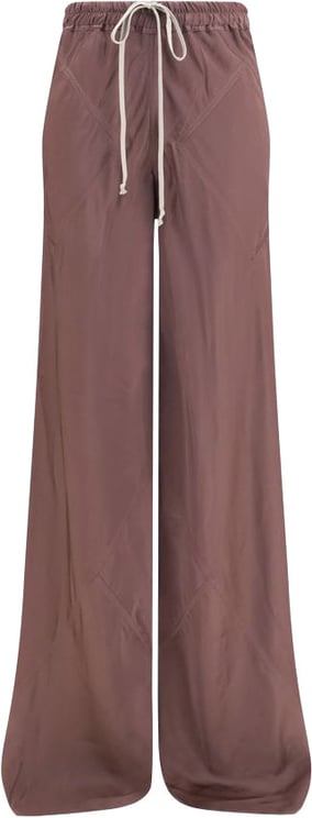 Rick Owens Rick Owens Brown Silk Casual Pants