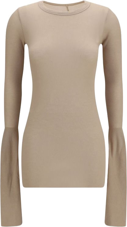 Rick Owens Rick Owens Beige Viscose Shirt