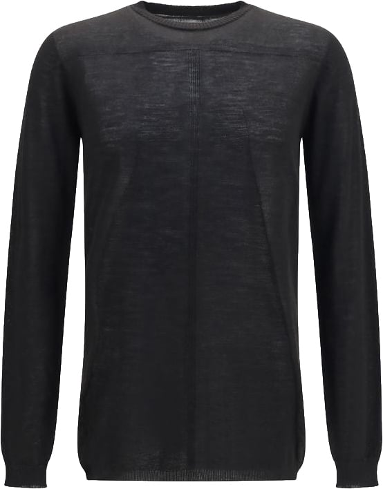 Rick Owens Rick Owens Black Wool Oves Aries Sweatshirt