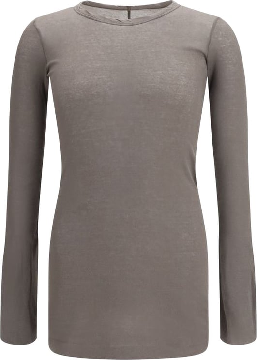 Rick Owens Rick Owens Brown Cotton Long Sleeve T-Shirt