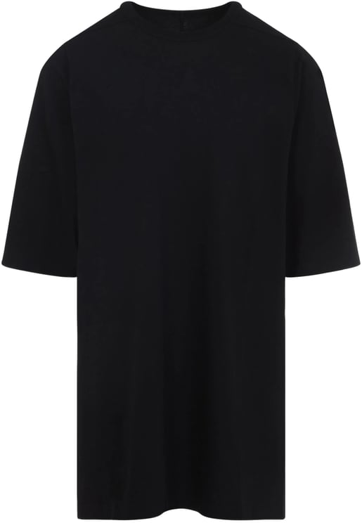 Rick Owens Jumbo Oversized Black Cotton T-Shirt