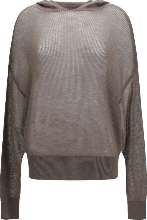 Rick Owens Rick Owens Gray Cashmere Hoodie