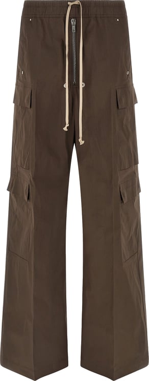 Rick Owens Rick Owens Brown Cotton Cargo Pants