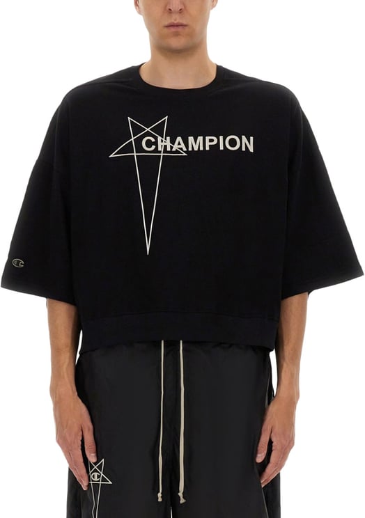 Rick Owens Tommy Cropped T-Shirt