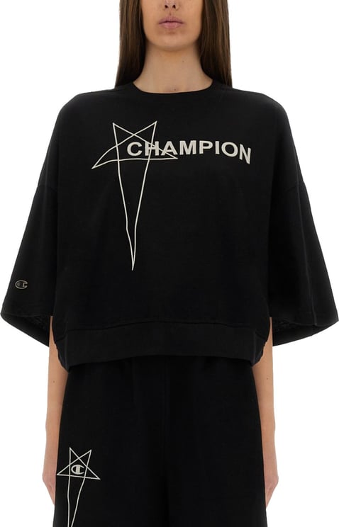 Rick Owens Cropped "Tommy T" T-Shirt