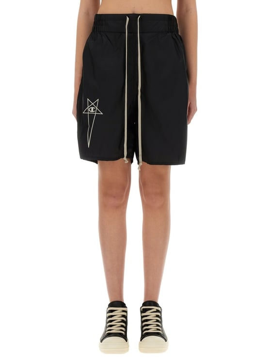 Rick Owens Relaxed-Fit Knee-Length Shorts