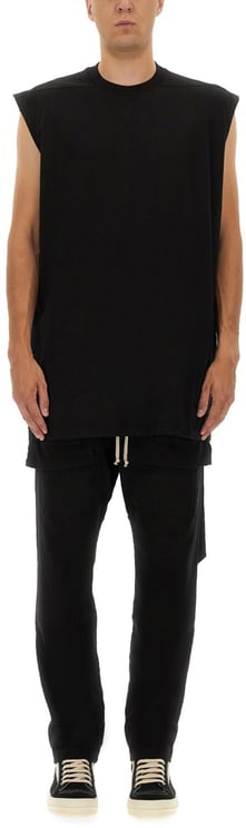 Rick Owens DRKSHDW "TARP T" PLUSH T-SHIRT