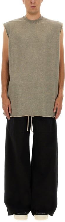 Rick Owens DRKSHDW "TARP T" PLUSH T-SHIRT