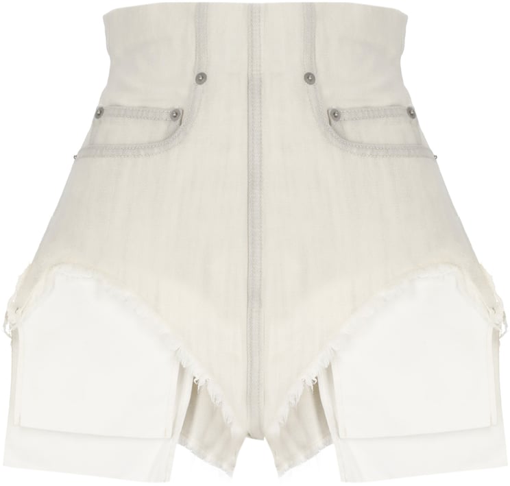 Rick Owens DRKSHDW Shorts Ivory