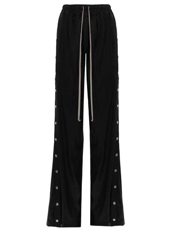 Rick Owens DRKSHDW Wide Pusher Acetate Snap Button Pants
