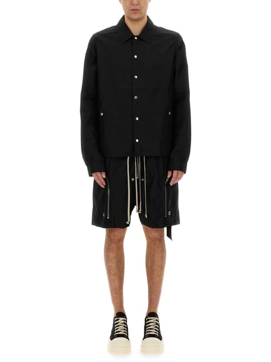 Rick Owens DRKSHDW Buttoned Jacket With Design