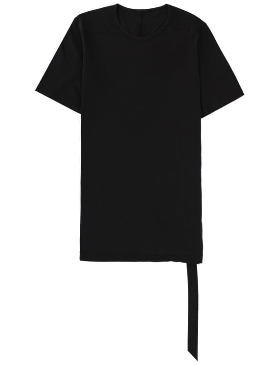 Rick Owens DRKSHDW Minimalist Black Short-Sleeve T-Shirt with Crew Neckline