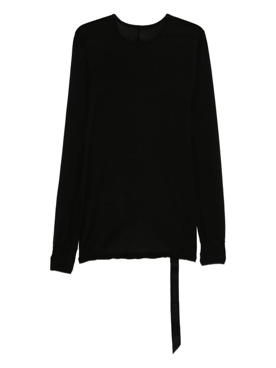 Rick Owens DRKSHDW Long-Sleeved Cotton Round-Neck T-Shirt