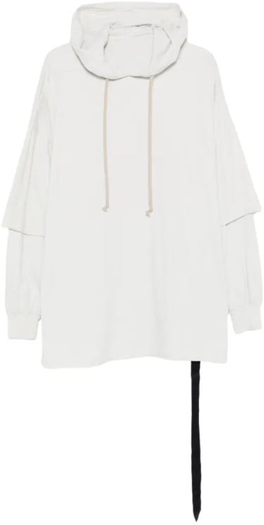 Rick Owens T-shirt Tommy Hustler Hoodie Milk Wash