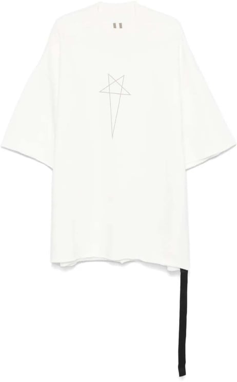 Rick Owens T-shirt Tommy T Milk/pearl