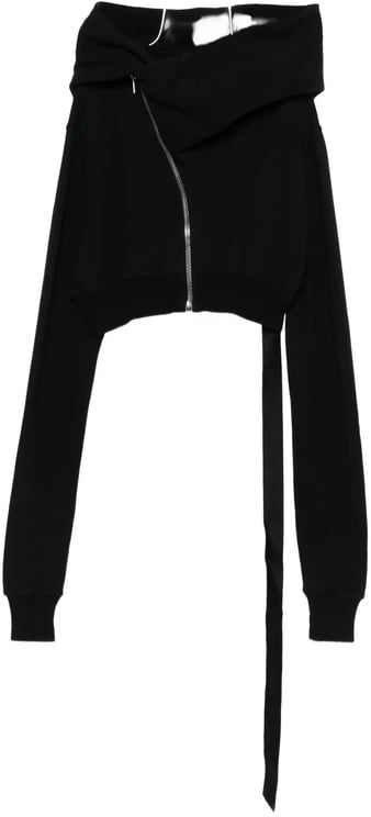 Rick Owens Micro Mountain Hoodie Black