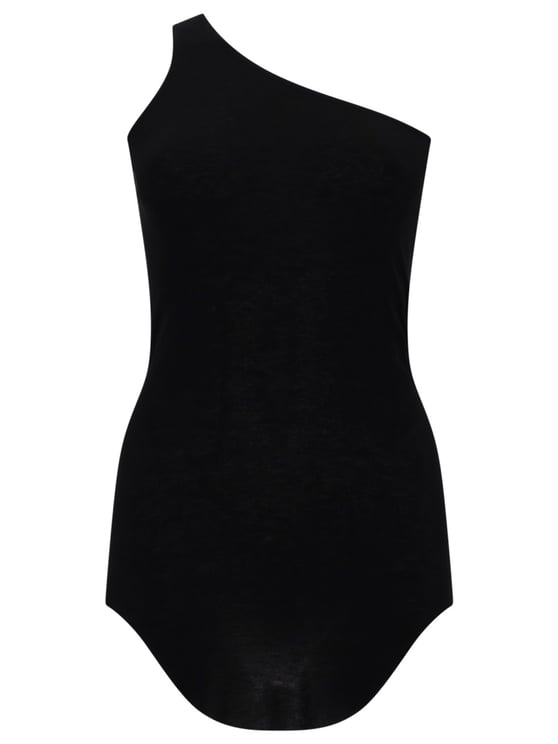 Rick Owens Asymmetrical One-Shoulder Soft Viscose Top