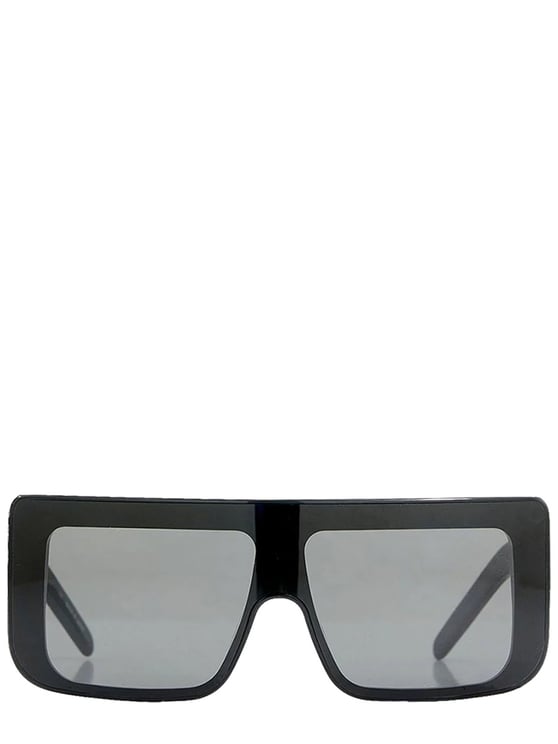 Rick Owens Documenta Rectangular Acetate Frame Sunglasses