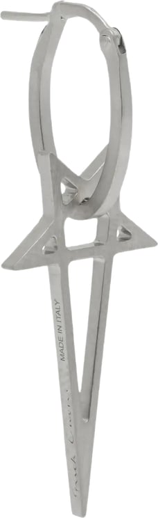 Rick Owens Pentagram Earring Palladio