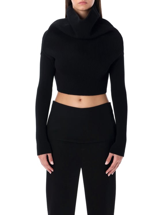 Rick Owens Oversized Draped Cowl Neck Top