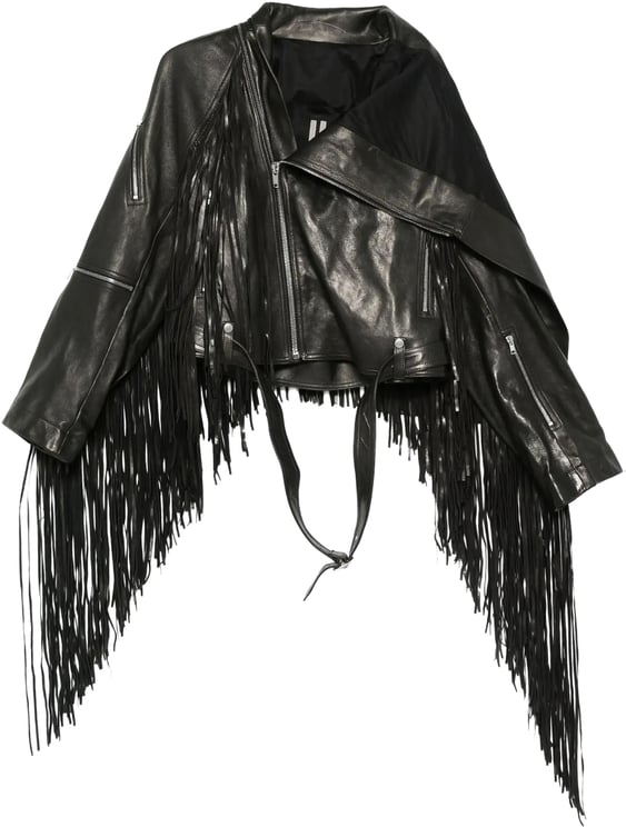 Rick Owens Cropped Scarf Flight Black