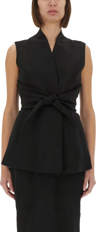 Rick Owens Structured Sleeveless Jacket