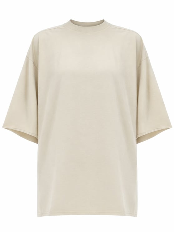 Rick Owens Tommy-T Cotton Boxy Side Slits T-Shirt