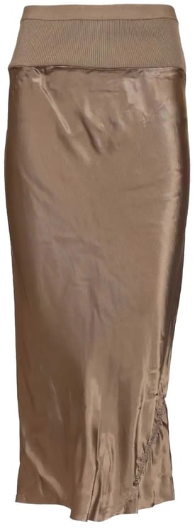 Rick Owens Gonna Knee Bias Skirt Dust