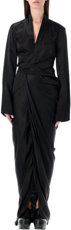 Rick Owens Rick Owens long wrap gown