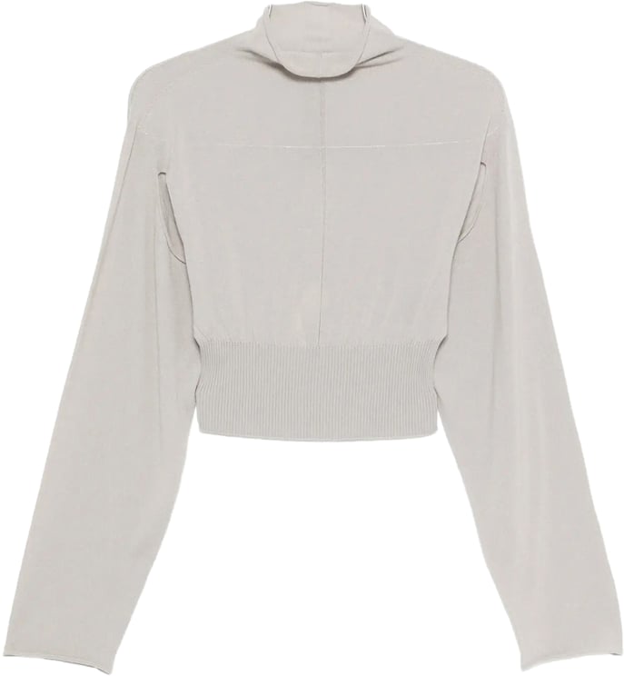 Rick Owens Con Cropped Top Pearl