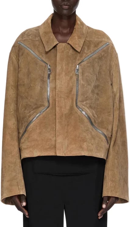 Rick Owens HEIZER MAC JKT SUMI BROWN