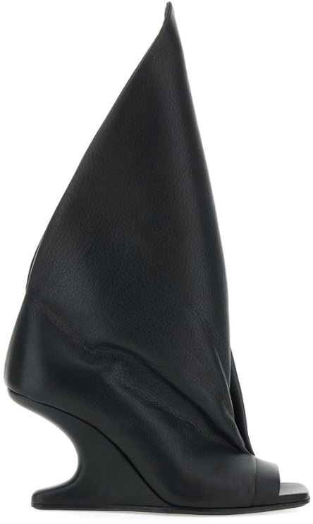 Rick Owens Cantilever 8 Strutter Sandal Black