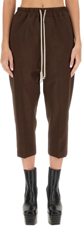 Rick Owens Drawstring Astaires Cropped Pants