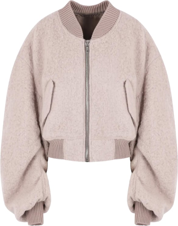 Rick Owens Bomber Secchia Cropped Flight Rose