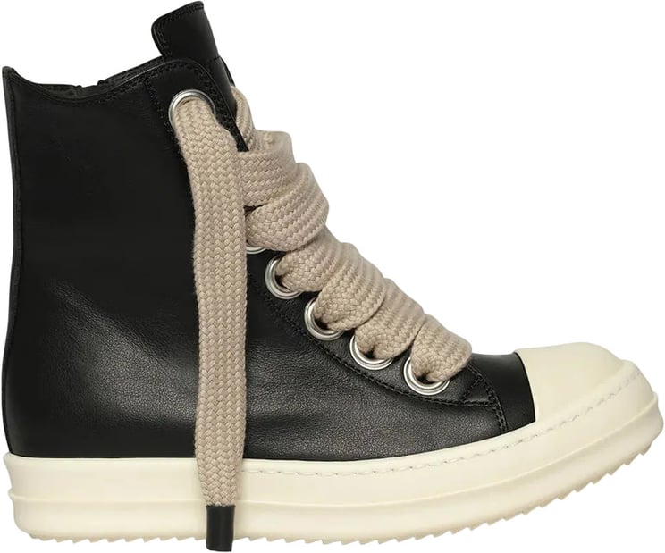 Rick Owens JUMBOLACE SNEAKS BLACK/MILK/MILK
