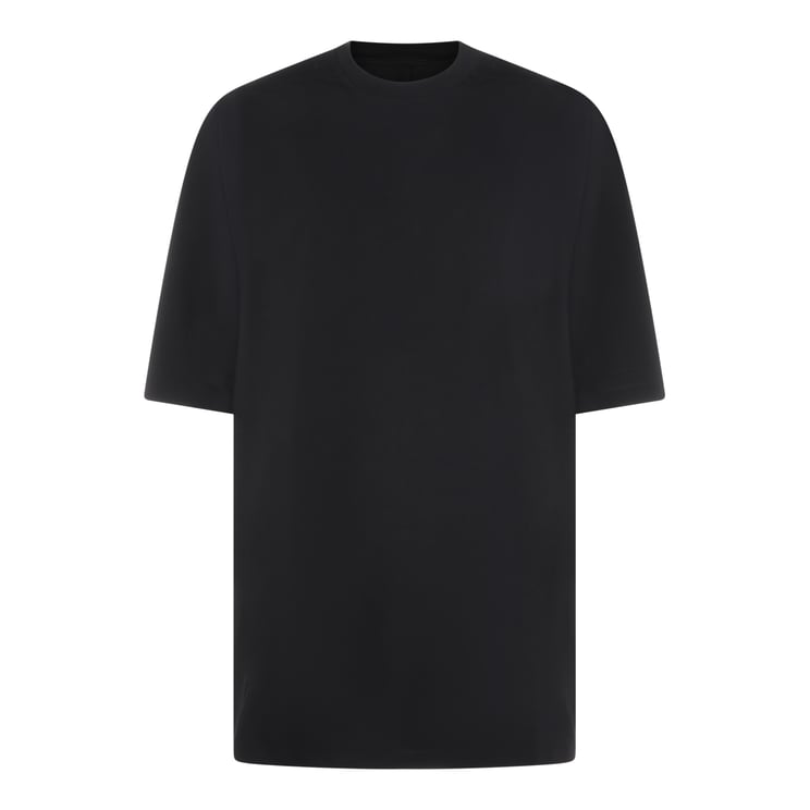 Rick Owens Oversized Black Cotton T-Shirt