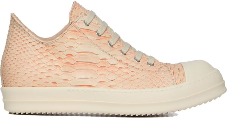 Rick Owens LOW SNEAKS SAND/CORAL/MILK/MILK