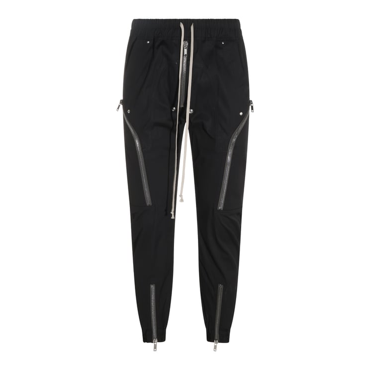 Rick Owens Cargo-Style Pants With Drawstring Waist And Zipped Cuffs