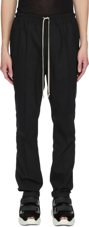 Rick Owens DRAWSTRING SLIM LONG BLACK
