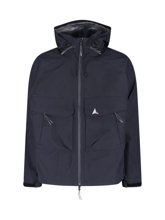 ROA Black Functional Adjustable Hooded Jacket