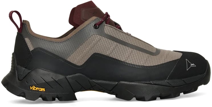 ROA Sneakers Taupe/Burgundy