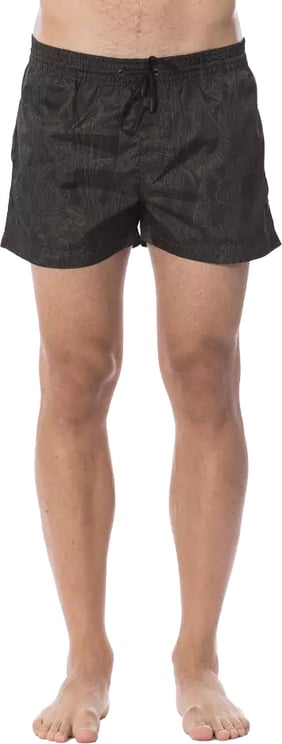 Roberto Cavalli Roberto Cavalli Sport Army Polyester Men Swimwear
