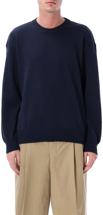 Roberto Collina Crewneck Sweater Blu