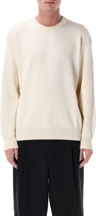 Roberto Collina Crewneck Sweater Beige