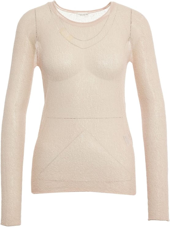 Roberto Collina Openwork sweater with lace effect