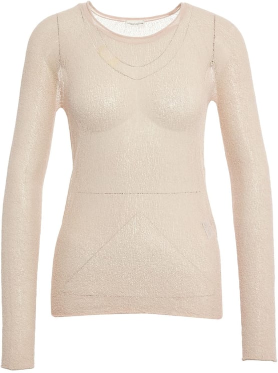 Roberto Collina Openwork sweater with lace effect