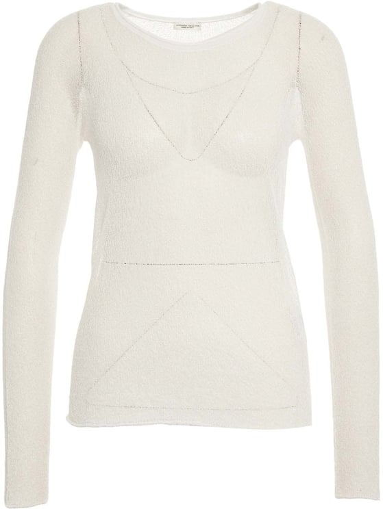 Roberto Collina Openwork sweater with lace effect